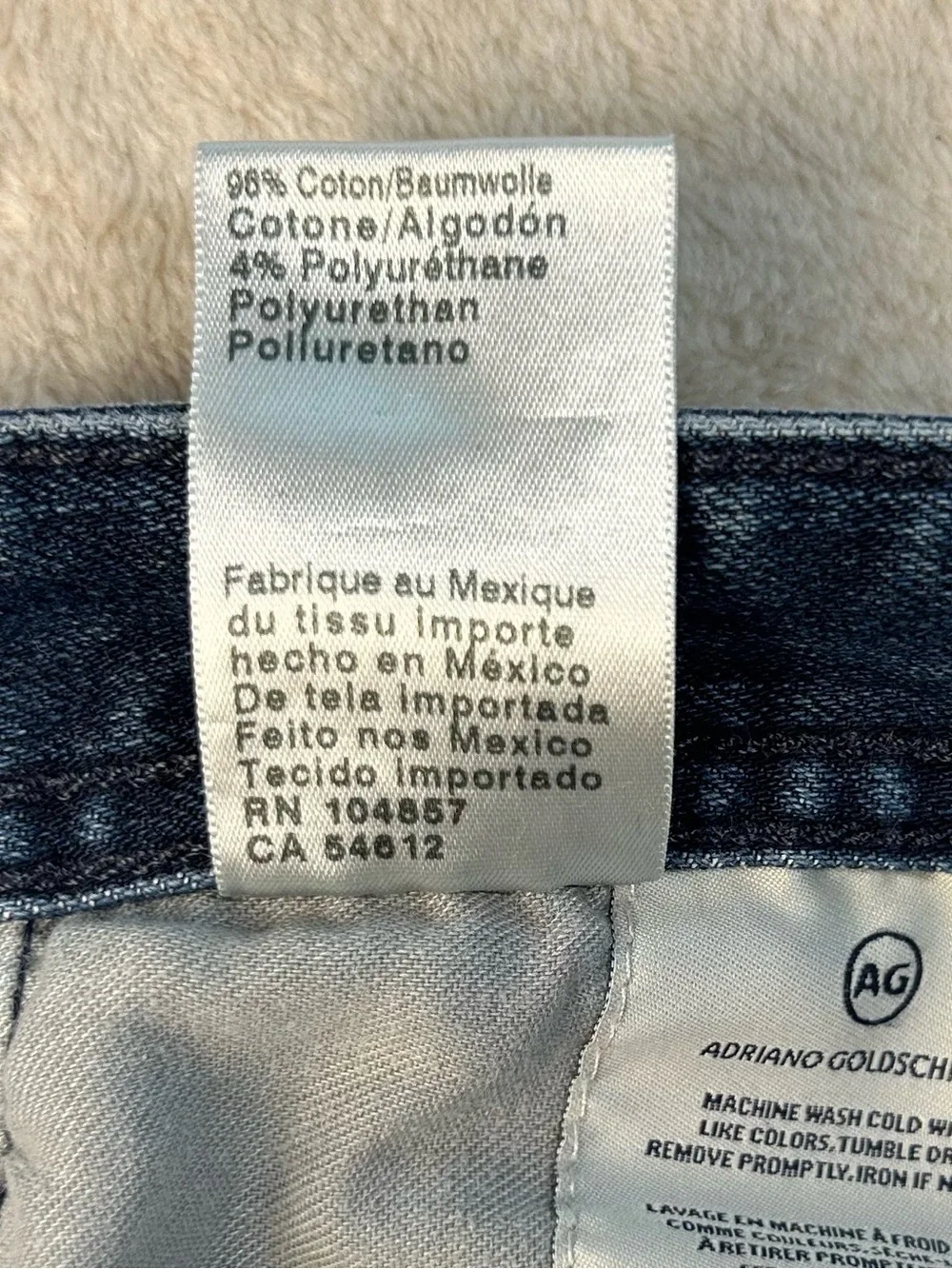 AG The Everett Denim 360 Slim Straight Jeans 29x34